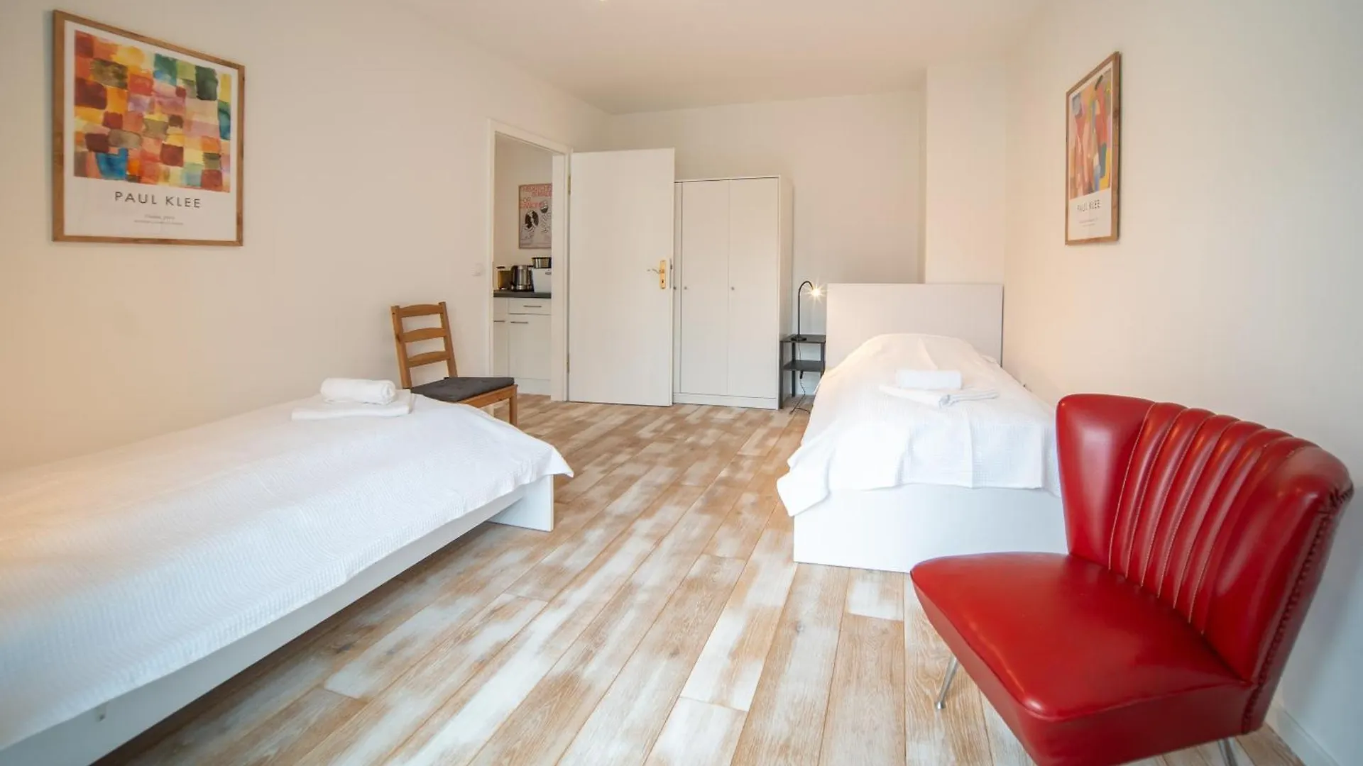 慕尼黑8 Min Per U-Bahn Zum Marienplatz - 120 Qm Schwabing - 3 Sz - 2 Baeder - 9 Personen公寓 公寓